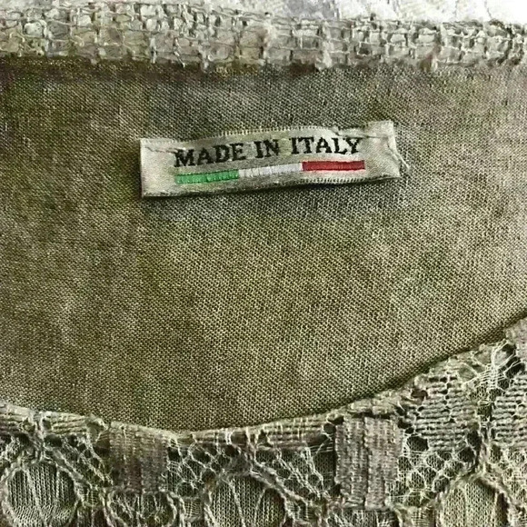 Shiva Tunic Top BOHEMIAN Lagenlook Cottagecore ITALY Brown - Picture 8 of 11